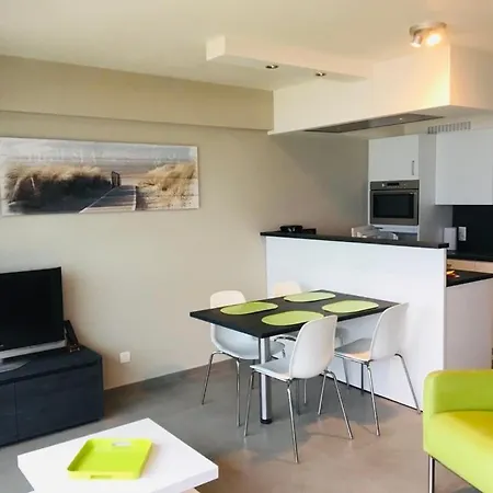 Modern, Fully Renovated Studio With Breathtaking Sea Views On The Promenade In Westende アパート