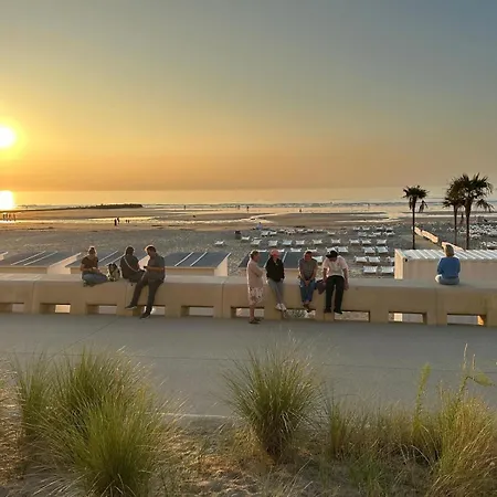 Modern, Fully Renovated Studio With Breathtaking Sea Views On The Promenade In Westende アパート *